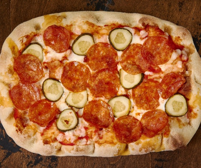 Пицца римская Пеперони по-деревенски