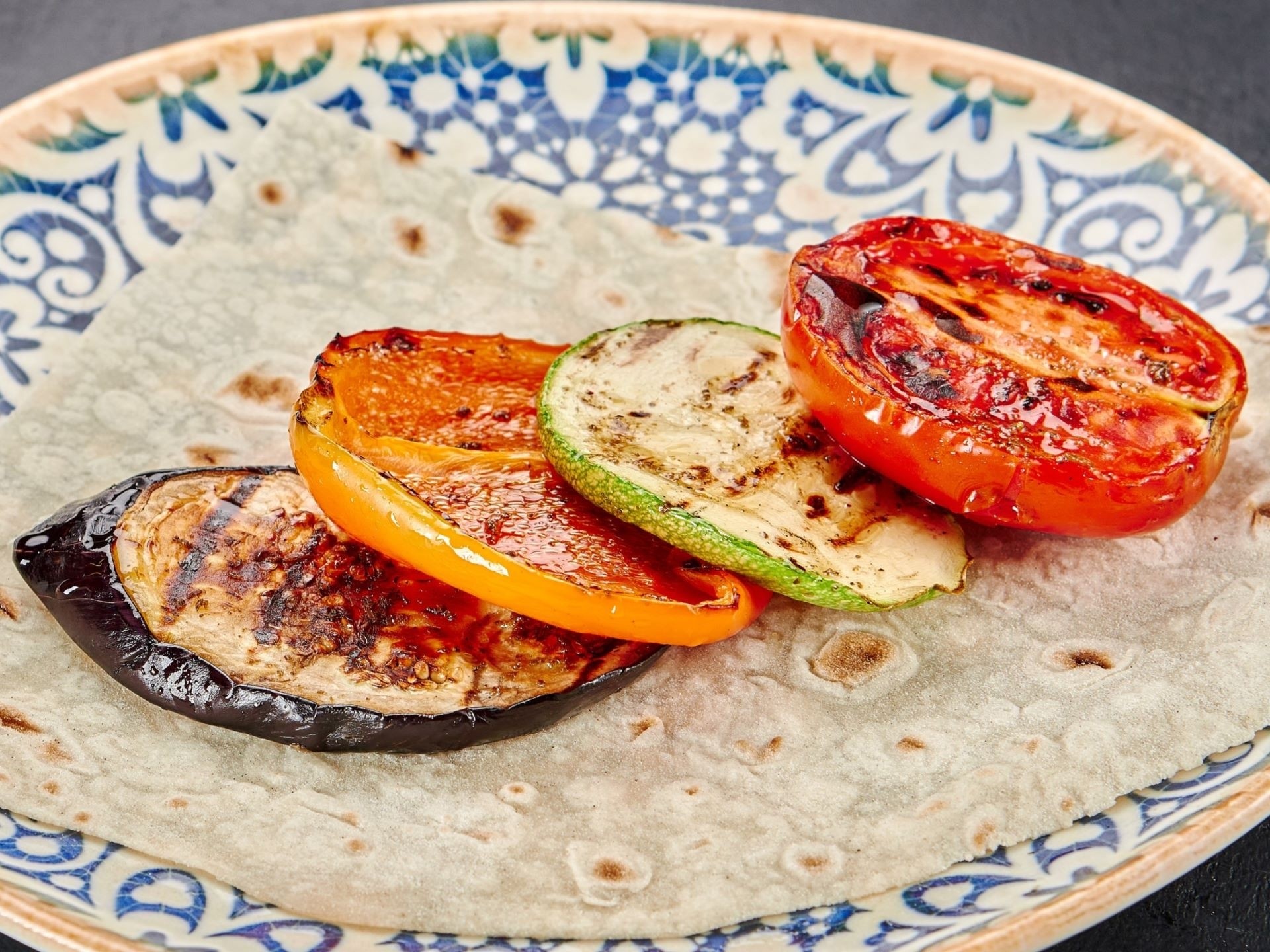 Овощи с открытого огня