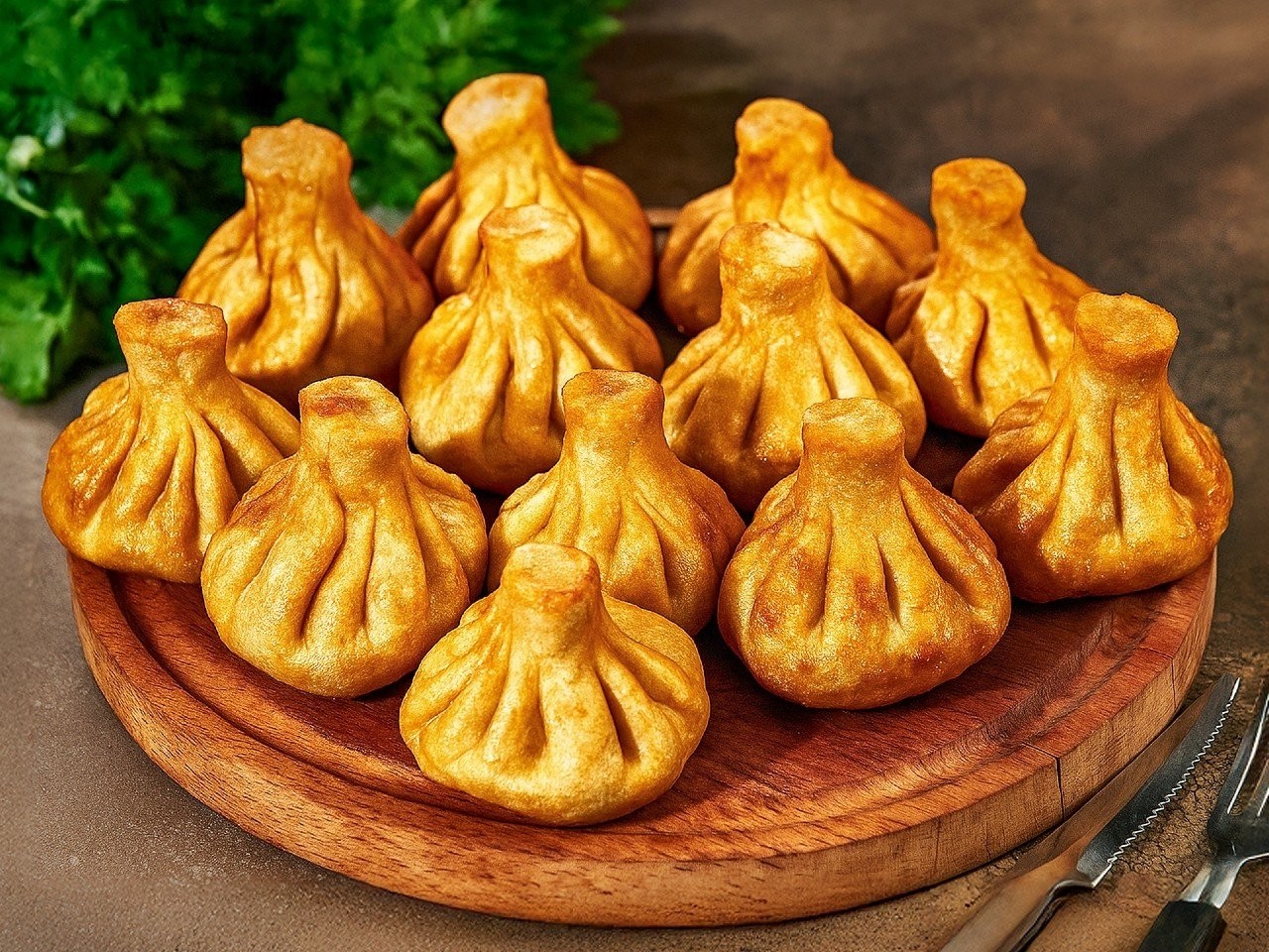 СЕТ Хинкали жареные с телятиной 10шт