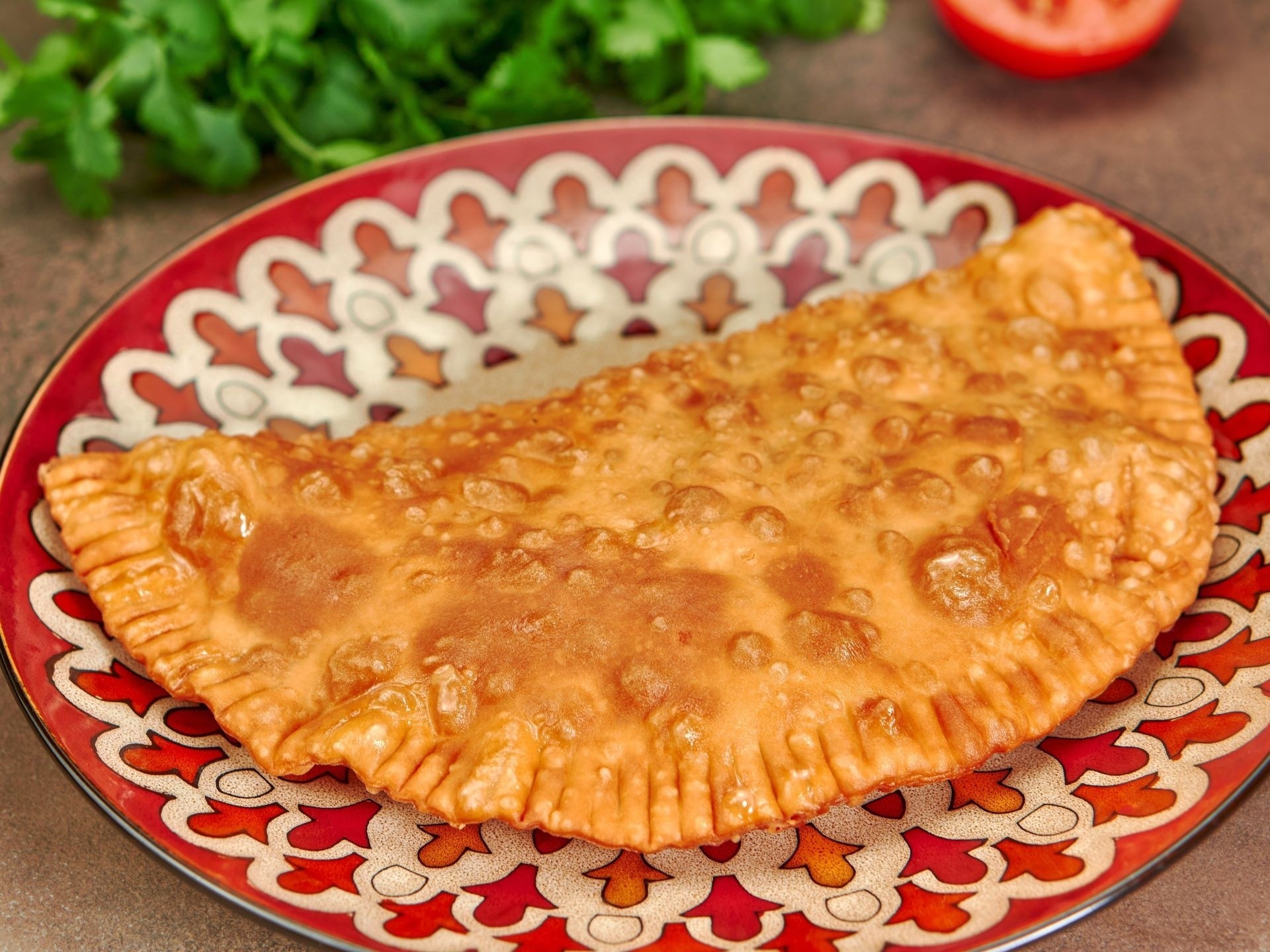 Чебурек с говядиной и свининой